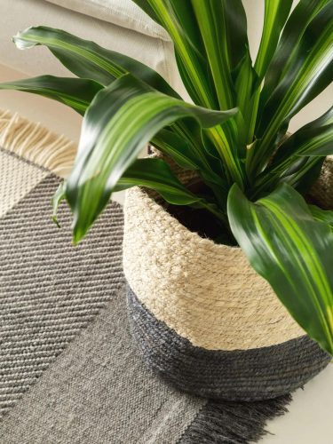 Basket Aylin Cream/Grey 30x30x30 cm