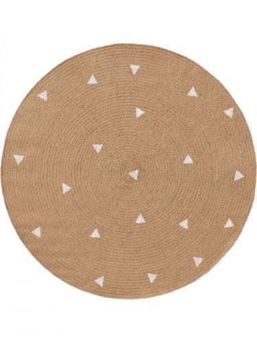 Gyerekszőnyeg Pippa Light Brown 115 cm kerek
