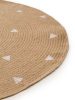 Gyerekszőnyeg Pippa Light Brown 115 cm kerek