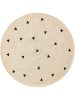 Kids rug Pippa Cream ø 160 cm round