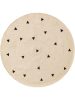 Gyerekszőnyeg Pippa Cream o 80 cm kerek