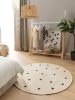 Gyerekszőnyeg Pippa Cream o 80 cm kerek