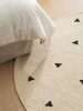 Gyerekszőnyeg Pippa Cream o 80 cm kerek