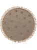 Gyerekszőnyeg Carlson Taupe o 120 cm kerek