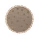 Gyerekszőnyeg Carlson Taupe o 120 cm kerek