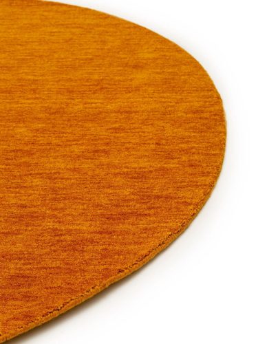 Round Wool Rug Jamal Yellow ø 160 cm round