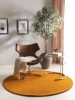Round Wool Rug Jamal Yellow ø 200 cm round