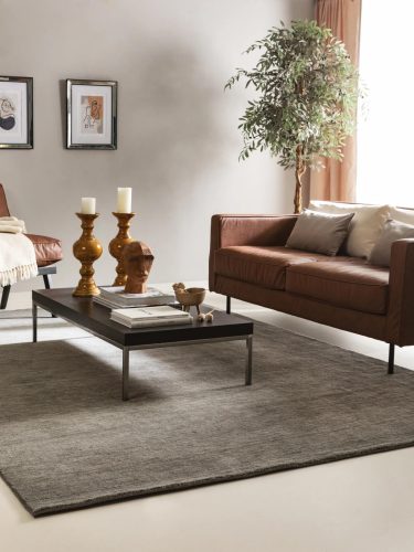 Wool Rug Jamal Grey 120x170 cm