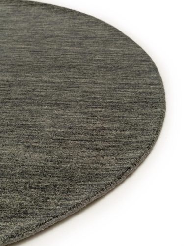 Round Wool Rug Jamal Grey ø 120 cm round