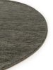 Round Wool Rug Jamal Grey ø 200 cm round
