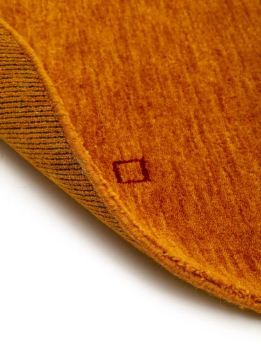 Round Wool Rug Jamal Yellow ø 160 cm round