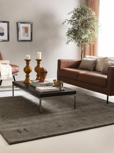 Wool Rug Jamal Grey 120x170 cm