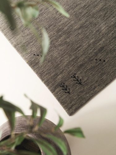 Wool Runner Jamal Grey 80x300 cm