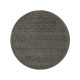 Round Wool Rug Jamal Grey ø 160 cm round