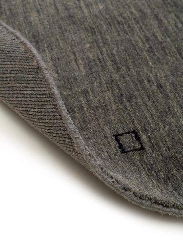 Round Wool Rug Jamal Grey ø 160 cm round