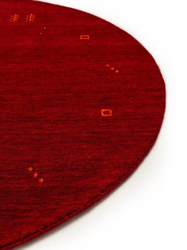 Round Wool Rug Jamal Red ø 160 cm round