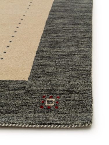 Wool Rug Jamal Beige/Grey 80x150 cm
