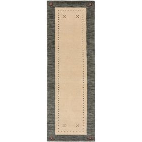 Wool Runner Jamal Beige/Grey 80x250 cm