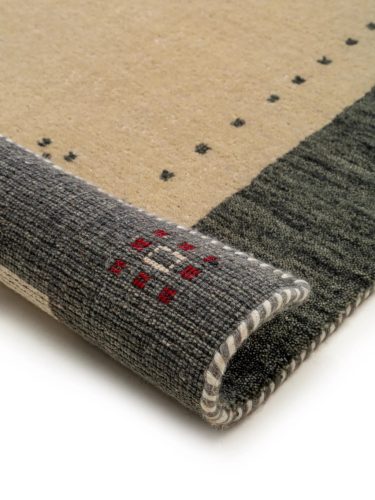 Wool Runner Jamal Beige/Grey 80x250 cm