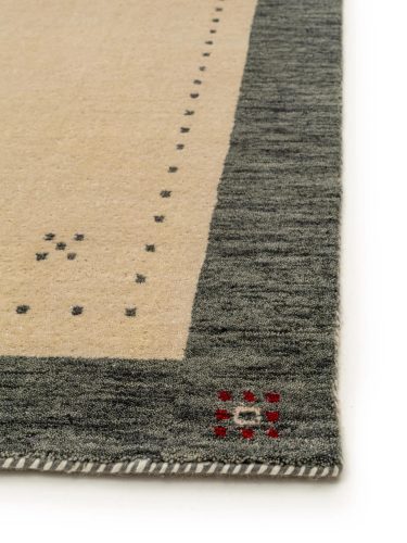 Wool Runner Jamal Beige/Grey 80x300 cm