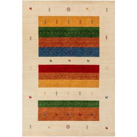 Wool Rug Jamal Multicolour/Beige 120x170 cm