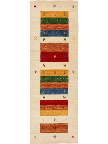 Gyapjú futószőnyeg Jamal Multicolour/Beige 80x250 cm