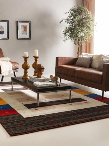 Wool Rug Jamal Multicolour 80x150 cm