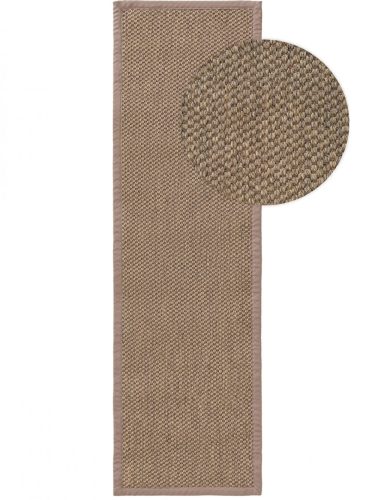 Szizál szőnyeg Greta Grey 70x240 cm