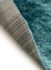 Shaggy szőnyeg Francis Turquoise o 120 cm kör alakú