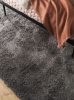 Shaggy szőnyeg Sophia Grey 15x15 cm minta
