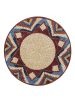 In- & Outdoor Round Rug Kenya Multicolour ø 160 cm round