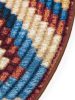 Kül- és beltéri kör alakú szőnyeg Kenya Multicolour o