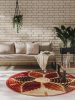 In- & Outdoor Round Rug Kenya Multicolour ø 160 cm round