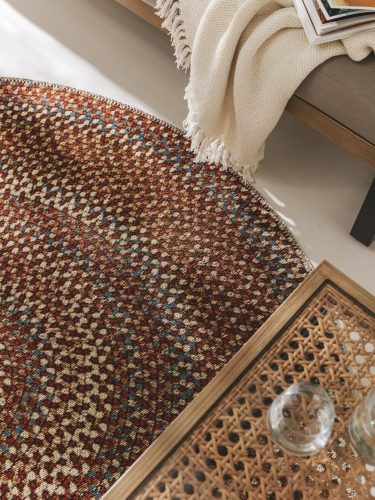 In- & Outdoor Round Rug Kenya Multicolour ø 160 cm round
