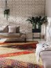 In- & Outdoor Rug Kenya Beige/Red 80x165 cm