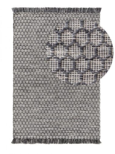 Kül- és beltéri szőnyeg Mimpi Dark Grey 80x150