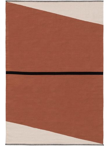 Pamut szőnyeg Lenny Terracotta 160x230 cm