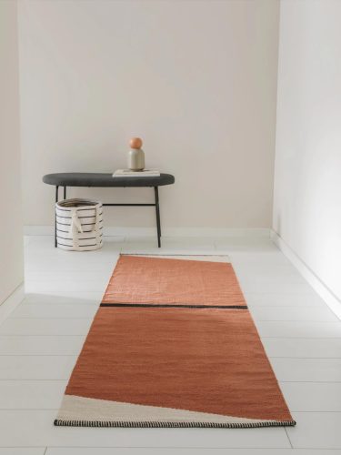 Cotton Rug Lenny Terracotta 70x200 cm