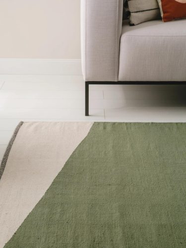 Cotton Rug Lenny Green 200x300 cm