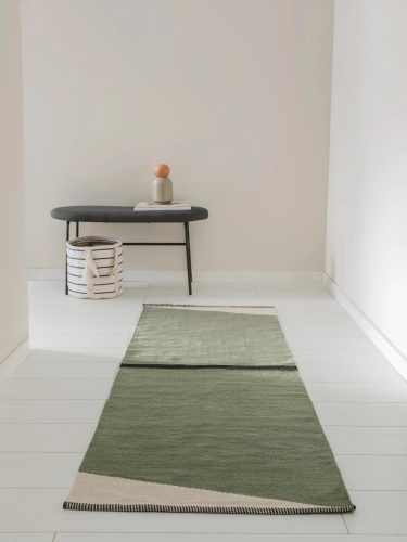 Cotton Rug Lenny Green 70x200 cm