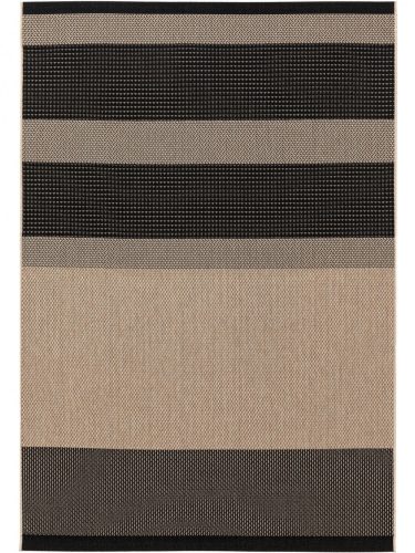 Kül- és beltéri szőnyeg Naoto Beige/Black 160x230 cm