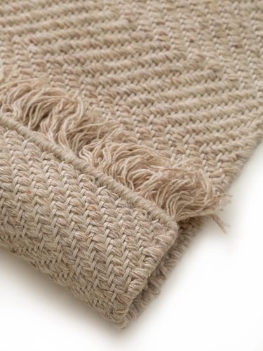 Wool Rug Lars Beige 80x150 cm