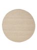 Wool Rug Lars Beige ø 200 cm round