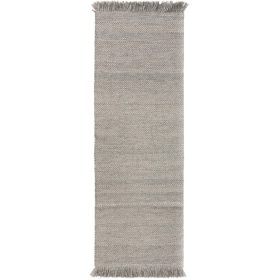Wool Runner Lars Light Grey 70x200 cm