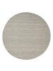 Wool Rug Lars Light Grey ø 200 cm round