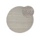 Gyapjúszőnyeg Lars Light Grey ø 150 cm round