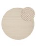 Wool Rug Lars Cream ø 100 cm round