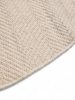 Wool Rug Lars Cream ø 200 cm round