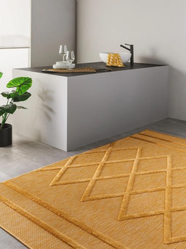 In- & Outdoor Rug Bonte Yellow 80x150 cm