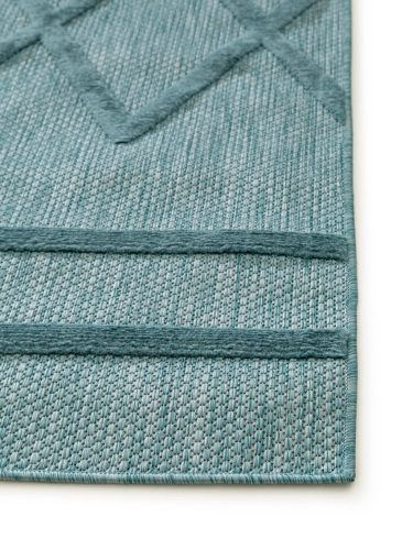 In- & Outdoor Rug Bonte Turquoise 240x340 cm